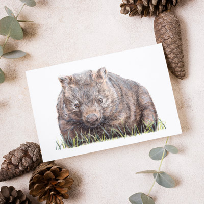 Wombat - Greeting Card
