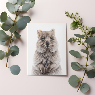 Quokka - Greeting Card